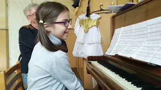 Марианна Лемешкина, 8 лет. Oscar Peterson "March past"