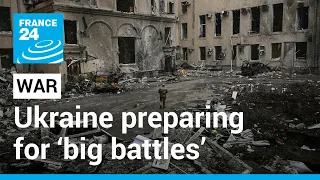 Ukraine preparing for ‘big battles’ against Russian forces in the east as civilians flee