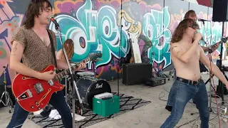 The CAVEMEN "Snakeskin" live under a bridge in Tauranga New Zealand