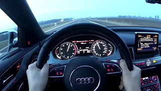 Audi S8 2014 4.0t 520hp acceleration 0-243km/h