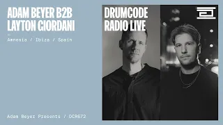 Adam Beyer B2B Layton Giordani live from Amnesia, Ibiza [Drumcode Radio Live/DCR672]