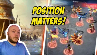 How to position champions in your team for the best chance to win! | Bloodline: Heroes of Lithas