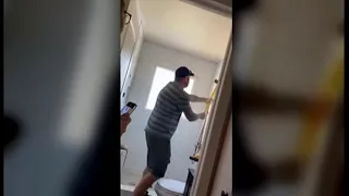 Viral video shows contractor destroy bathroom after he says homeowner refused to pay