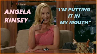 Angela Kinsey is innocently flirting with Craig Ferguson