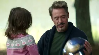 Morgan se pone el Casco de Pepper- Escena Tony y Morgan - Avengers: Endgame (2019) CLIP 4K HD LATINO