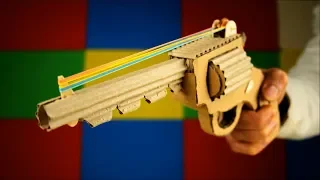 How to Make Rubber Band Pistol that Shoot One by One