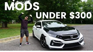 MODS UNDER $300 For Your 10th Gen Civic