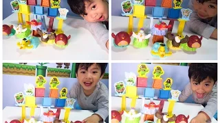 Happy meal Angry Birds Action Mcdonalds Almost complete