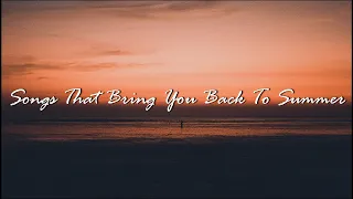 Songs That Bring You Back To Summer #2 (Kygo, Robin Schulz, Lost Frequencies, Duke Dumont, Alok)