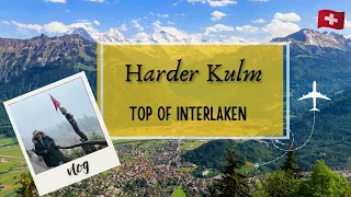 VISITING HARDER KULM: THE TOP OF INTERLAKEN! #europe #travel