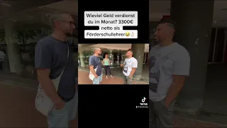 Wieviel Geld verdienst du im Monat? 3300€ als Förderschullehrer | Umfrage in Gießen | Kemal TV