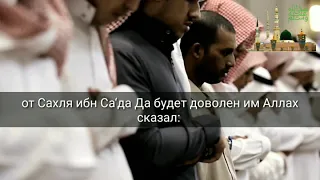 Спускание рук в положении стоя при совершении намаза.