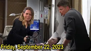 Days of our Lives Spoilers 9/22/2023, DOOL Friday, September 22, 2023