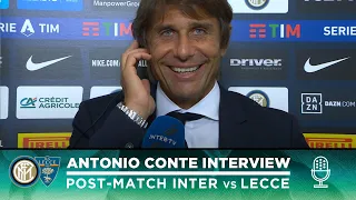 INTER 4-0 LECCE | ANTONIO CONTE INTERVIEW: "I'm 300% focused on Inter" [SUB ENG]