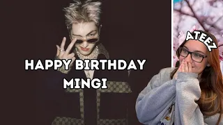 HAPPY BIRTHDAY MINGI!! | Draw My Life, Original Song, Fancams, and Fun Compilation ATEEZ Reaction