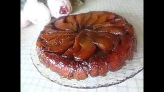 пирог с грушей и соленой карамелью / Тарт Татен /pie with pear and salted caramel / Tarte Tatin