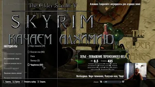 TES 5 SKYRIM - БЫСТРО и ДЕШЕВО качем АЛХИМИЮ.