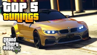 DIE 5 BESTEN TUNING AUTOS in GTA 5 | iCrimax