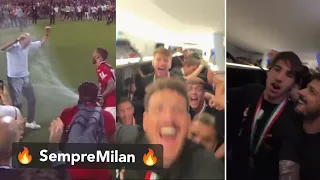 🔥 Pioli is on fire 🎶, Sempre Milan 🔥 jubilations AC Milan winning the scudetto, Serie A Champions