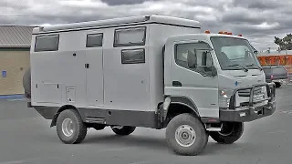 EARTH CRUISER FX 4x4 CAMPER WALK THROUGH - FUSO OVERLAND RIG