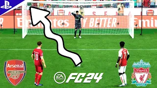 FC 24 Arsenal vs Liverpool | Penalty Shootout | PS5 Gameplay