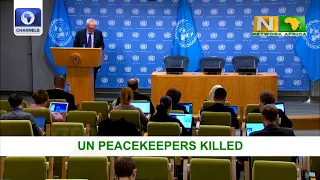 CA Republic Explosive  Three UN Peacekeepers Killed In Blast | Network Africa