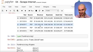 10.9  Jupyter Notebook Web Scraping