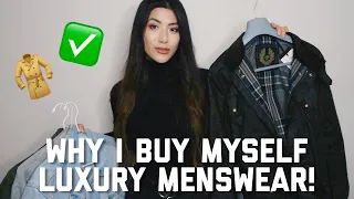 MY NEW MEN'S BELSTAFF JACKET & WHY I BUY LUXURY MENSWEAR (DESIGNER TRY ON HAUL) 🧥