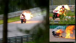 Worst WSBK Wrecks Involving FIRE | 2019 Compilation Of Crashes