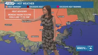 New Orleans Weather: Heat advisory issued for Memorial Day