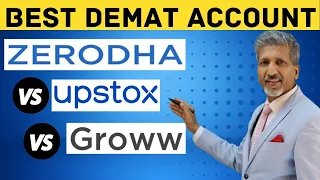 Zerodha Vs Upstox Vs Groww | Best Demat Account | Anurag Aggarwal