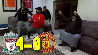 LIVERPOOL vs MANCHESTER UNITED (4-0) LIVE FAN REACTION!! REDS DOMINATE UNITED AT ANFIELD!!
