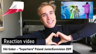 Viki Gabor - Superhero Reaction JuniorEurovision 2019