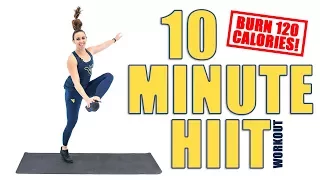 10 Minute 120 Calorie Burning HIIT Workout