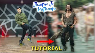 Jhoome Jo Pathaan Dance Tutorial Easy Step | SRK | Deepika Padukone | Ajay Poptron Tutorial