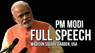 PM Modi full speech @ Madison Square Garden, New York, USA