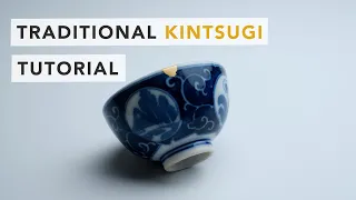 [Basic Kit] Traditional Kintsugi Tutorial - Food safe method - Chipped ceramics