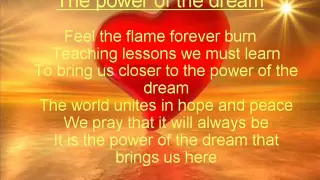 The power of the dream lyrics