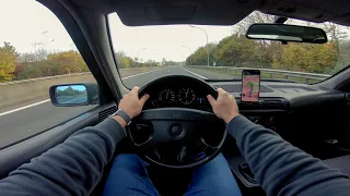 BMW 518i E34 Touring POV Drive