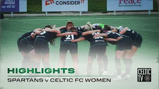 HIGHLIGHTS | Spartans 0-5 Celtic FC Women | Five-star Celts continue strong start to the new season