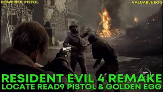 Resident Evil 4 Remake - Red9 Pistol & Golden Egg Locations