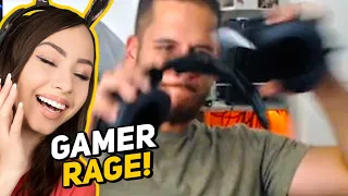 Bunnymon REACTS to 8 MINUTES OF GAMER RAGE !!! (PART 20)