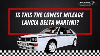 Is this the lowest mileage Lancia Delta Integrale Martini?