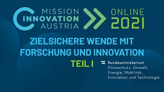 Teil 1: Zielsichere Wende mit Forschung und Innovation