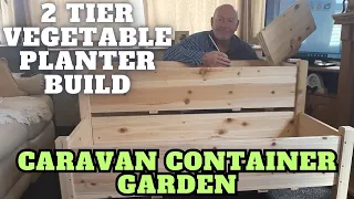 Two Tier Vegetable Planter Build Full Time Caravan Life