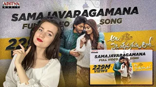 Russian Girl Reacts : Samajavaragamana | allu arjun : Reaction