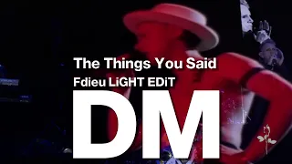 Depeche Mode - The Things You Said [Fdieu LiGHT EDiT]