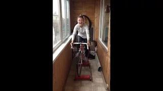 Ksenia's First Time on Rollers