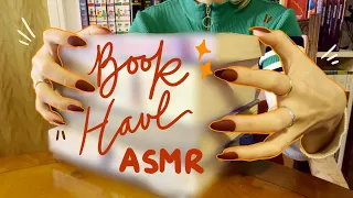 Book Haul ASMR! 📚(No Talking) ✨September Books ✨ Tapping&Scratching, Gripping, Page Turning