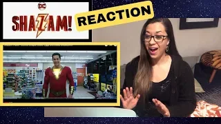 SHAZAM - SNEAK PEAK REACTION!!!